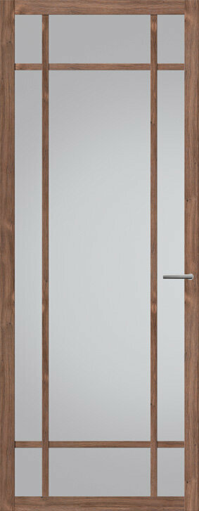 NDB 907 donker eiken blank glas