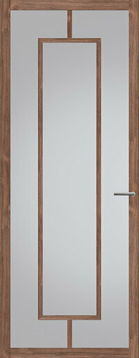 NDB 908 donker eiken blank glas