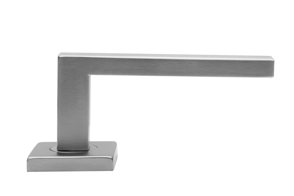 Deurkruk 210 basis vierkant rvs
