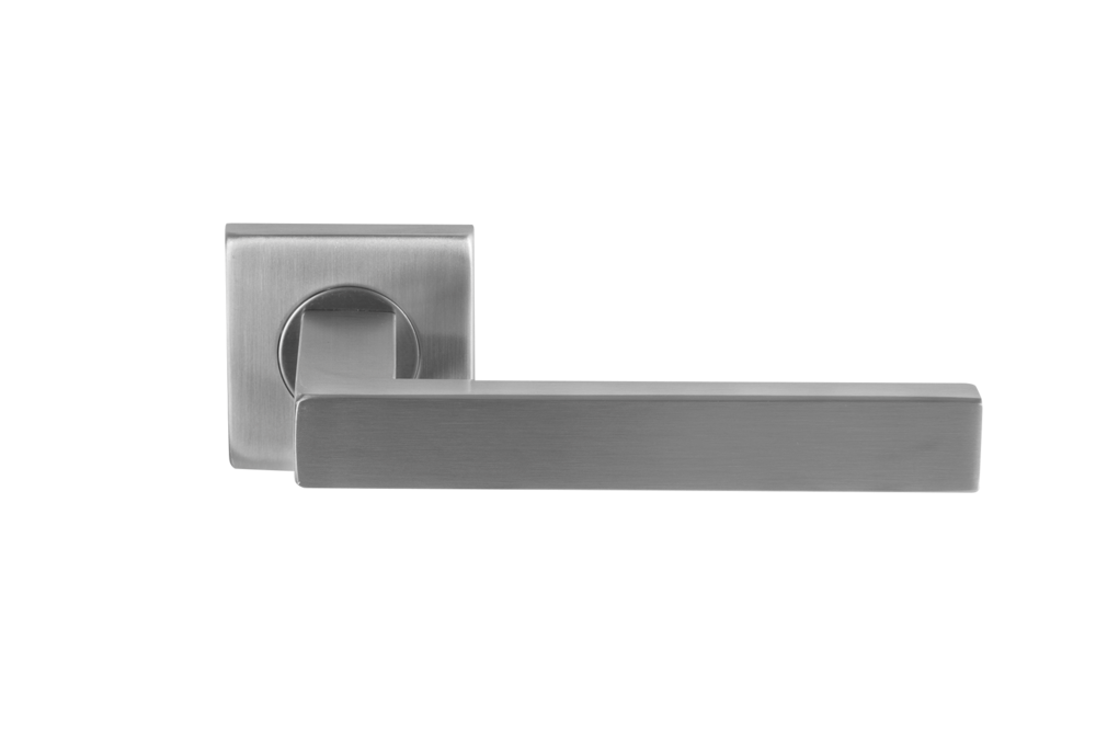 Deurkruk 210 basis vierkant rvs