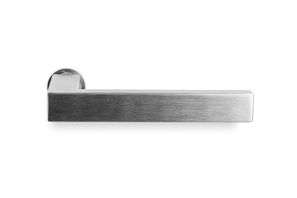 Deurkruk 510 minimalistisch vierkant rvs