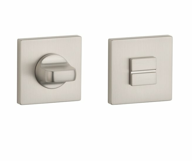 Aprile Premium WC garnituur 52x52x7mm mat nikkel