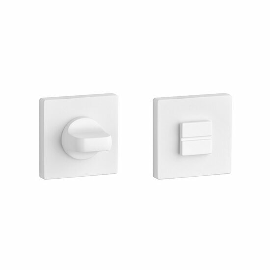 Aprile Premium WC garnituur 52x52x7mm mat wit