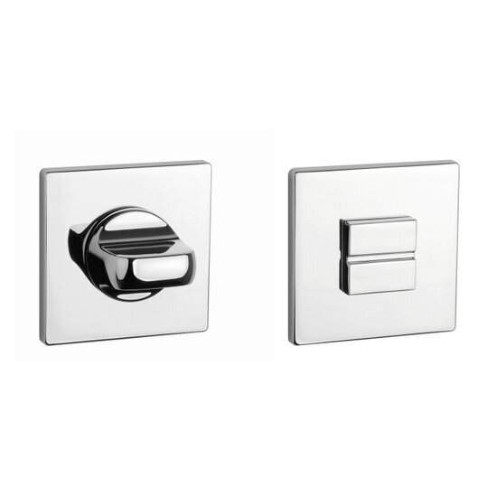Aprile Prestige WC garnituur 52x52x5mm Chroom gepolijst