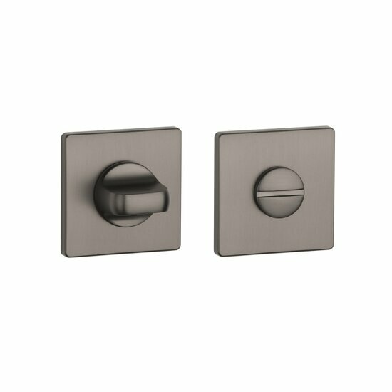 Aprile Prestige WC garnituur 52x52x5mm grafiet