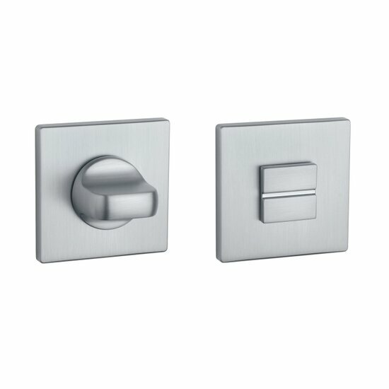 Aprile Prestige WC garnituur 52x52x5mm mat Chroom