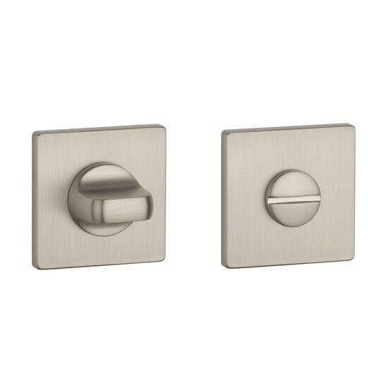 Aprile Prestige WC garnituur 52x52x5mm mat nikkel