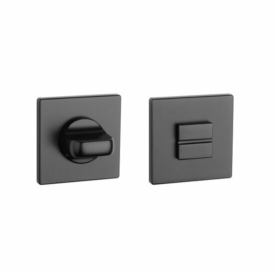 Aprile Prestige WC garnituur 52x52x5mm zwart