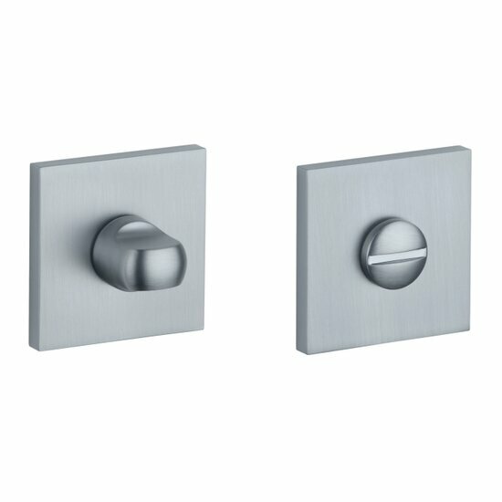 Comfort WC garnituur 53x53x7mm mat Chroom