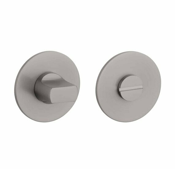 STERK WC garnituur OVAL 1712 ultra dun 3mm &ndash; Basalt PVD