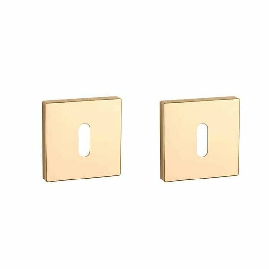 Aprile Premium sleutelrozetten 52x52x7mm goud gepolijst PVD