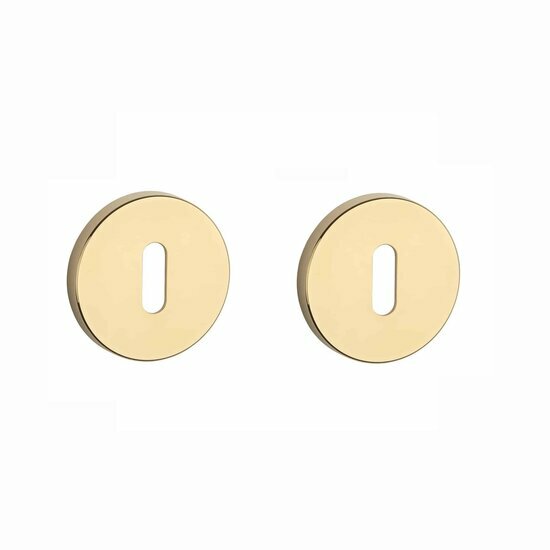 Aprile Premium sleutelrozetten &Oslash;52x7mm goud gepolijst PVD