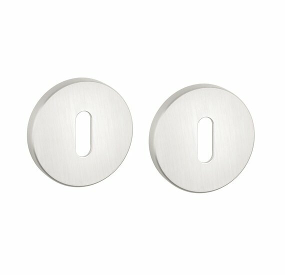 APRILE premium sleutelrozetten &Oslash;52x7mm silver pearl