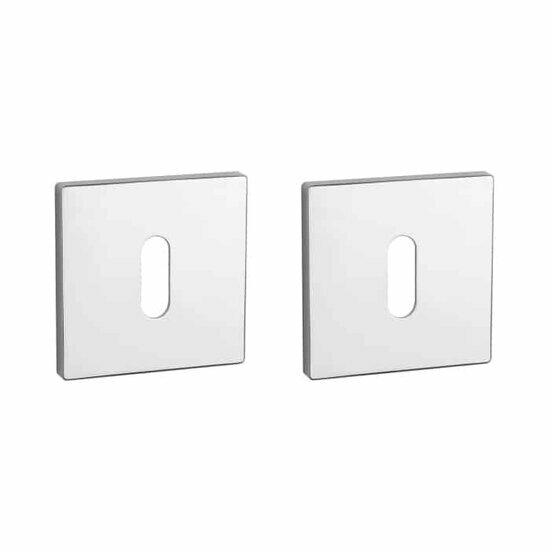 Aprile Prestige sleutelrozetten 52x52x5mm Chroom gepolijst