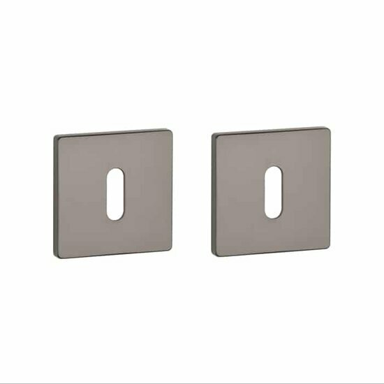 Aprile Prestige sleutelrozetten 52x52x5mm grafiet