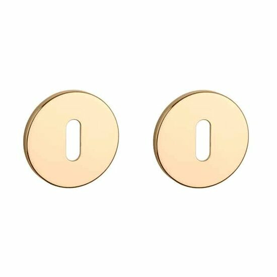Aprile Prestige sleutelrozetten &Oslash;52x5mm goud gepolijst