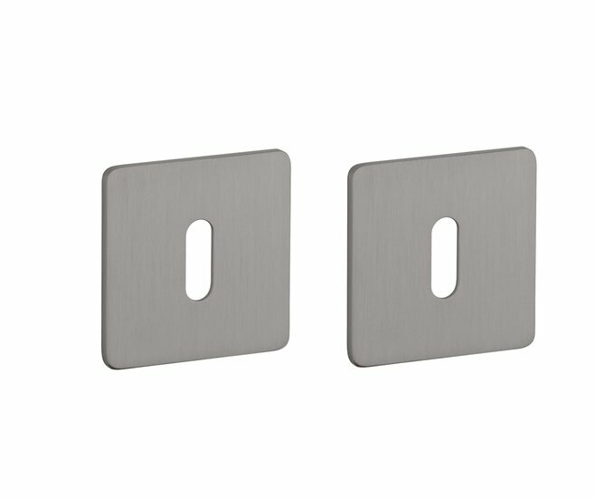 Sleutelplaatjes KVADRAT 1710 ultra dun 3mm basalt PVD