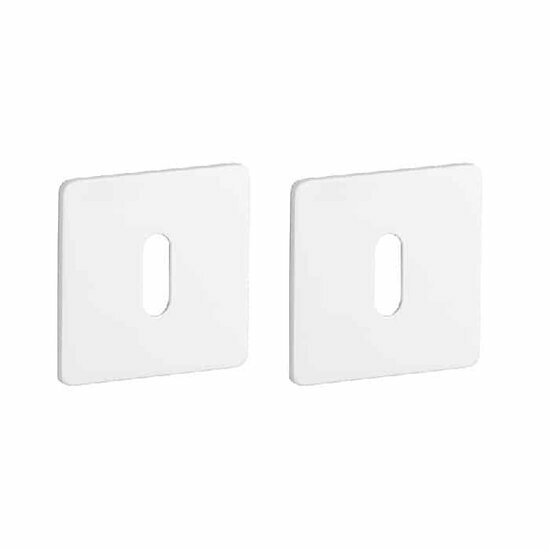Witte sleutelplaatjes KVADRAT 1710 ultra dun 3mm