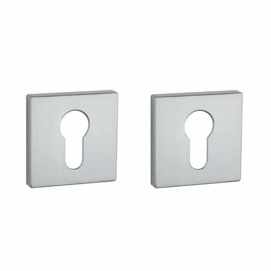 Aprile Premium cilinderrozetten 52x52x7mm mat Chroom