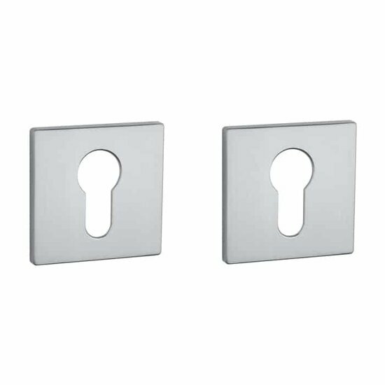 Aprile Prestige cilinderrozetten 52x52x5mm mat Chroom