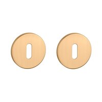 Sleutel rozet rond 52X5mm Goud satijn