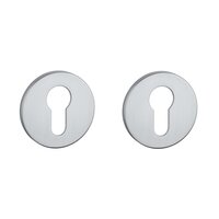 Cilinder rozet rond 52X5mm mat chroom