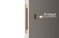 Frezing krukgat Skantrae binnendeur