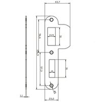 SX210 Dag / nacht slot (cilinder / zonder cilinder)