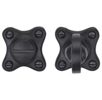 TOILETGARNITUUR CLYDE MAT ZWART