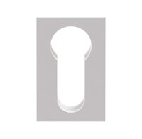 CILINDERROZET QUADRATE MINIMAL WIT