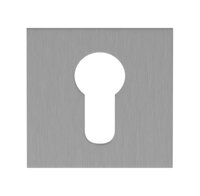 CILINDERROZET SQUARED FLAT RVS