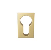 CILINDERROZET TULSA MINIMAL MAT MESSING