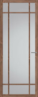 NDB 907 donker eiken blank glas