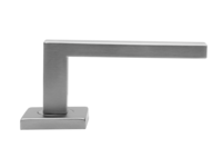 Deurkruk 210 basis vierkant rvs