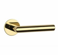 Deurkrukken OVAL 1750 ultra dun 3mm goud gepolijst PVD