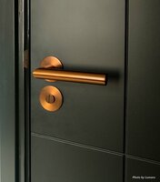 STERK deurkrukken OVAL 1750 ultra dun 3mm &ndash; koper PVD