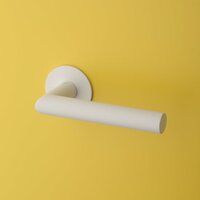 Witte deurkrukken OVAL 1750 ultra dun 3mm