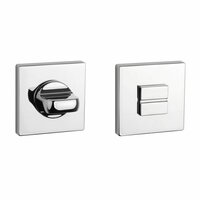 Aprile Premium WC garnituur 52x52x7mm gepolijst Chroom