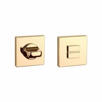 Aprile Premium WC garnituur 52x52x7mm goud gepolijst PVD