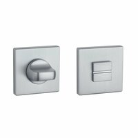 Aprile Premium WC garnituur 52x52x7mm mat Chroom