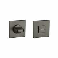 Aprile Prestige WC garnituur 52x52x5mm mat antraciet PVD