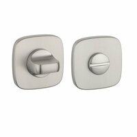 APRILE WC garnituur 52x52x7mm afgerond &ndash; nikkel