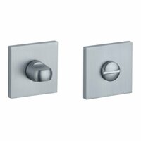 Comfort WC garnituur 53x53x7mm mat Chroom