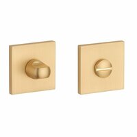 Comfort WC garnituur 53x53x7mm mat goud