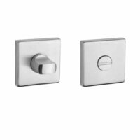 Sterk WC garnituur 1712 KVADRAT 9 mm RVS