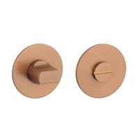 STERK WC garnituur OVAL 1712 ultra dun 3mm &ndash; koper PVD