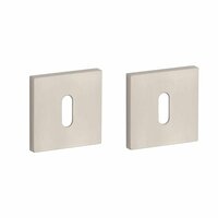 Aprile Comfort sleutelrozetten 53x53x7mm mat nikkel
