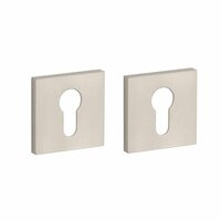 Aprile Comfort sleutelrozetten 53x53x7mm mat nikkel