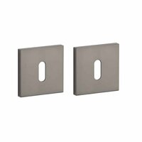 Aprile Comfort sleutelrozetten 53x53x7mm titanium