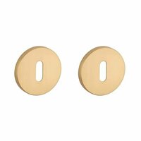 Aprile Comfort sleutelrozetten &Oslash;53x7mm mat goud